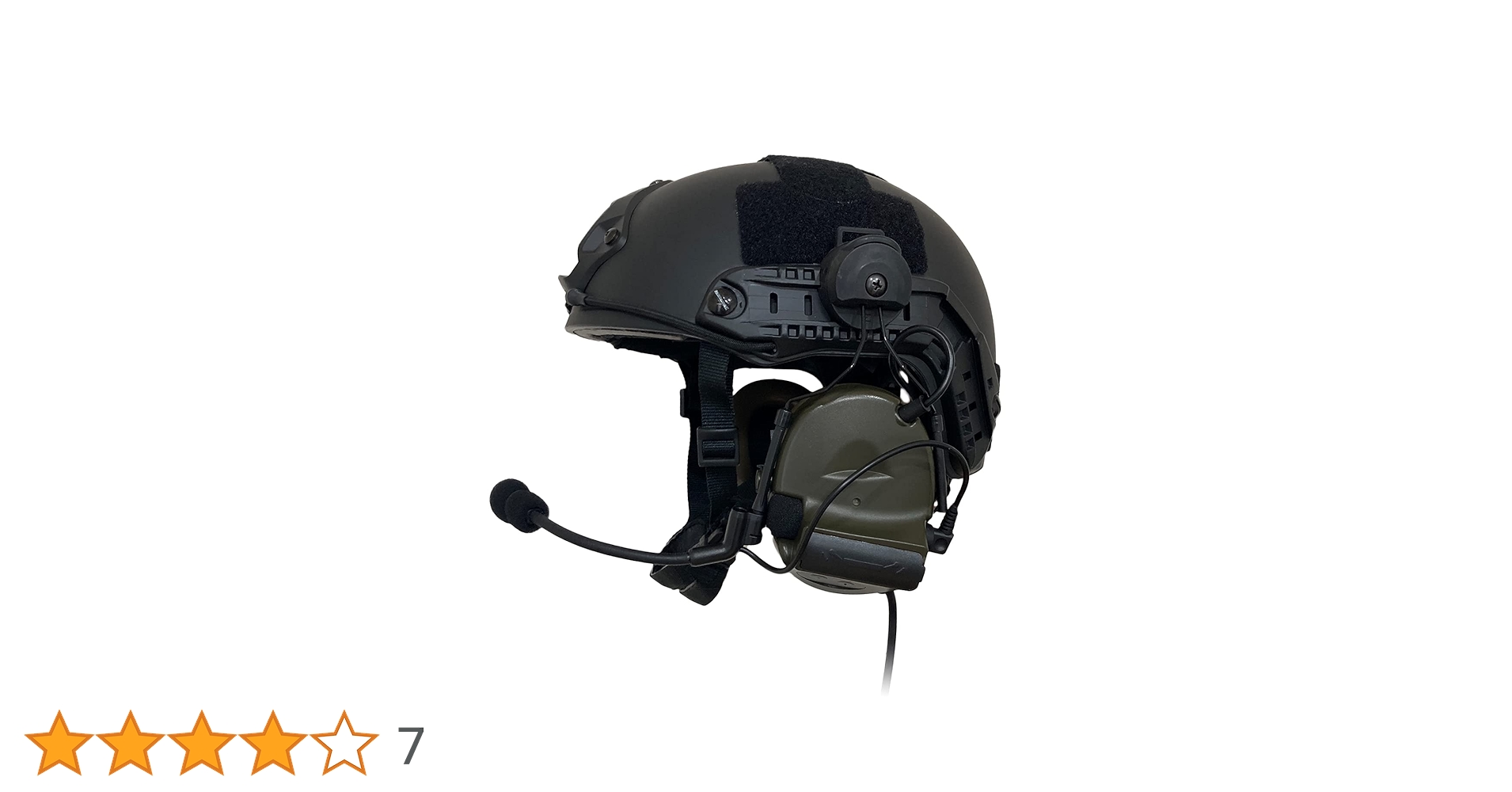 タクティカルヘルメット ブラック ヘッドセット付き Amazon.co.jp: AQzxdc エアソフトヘルメットセット、Wiht